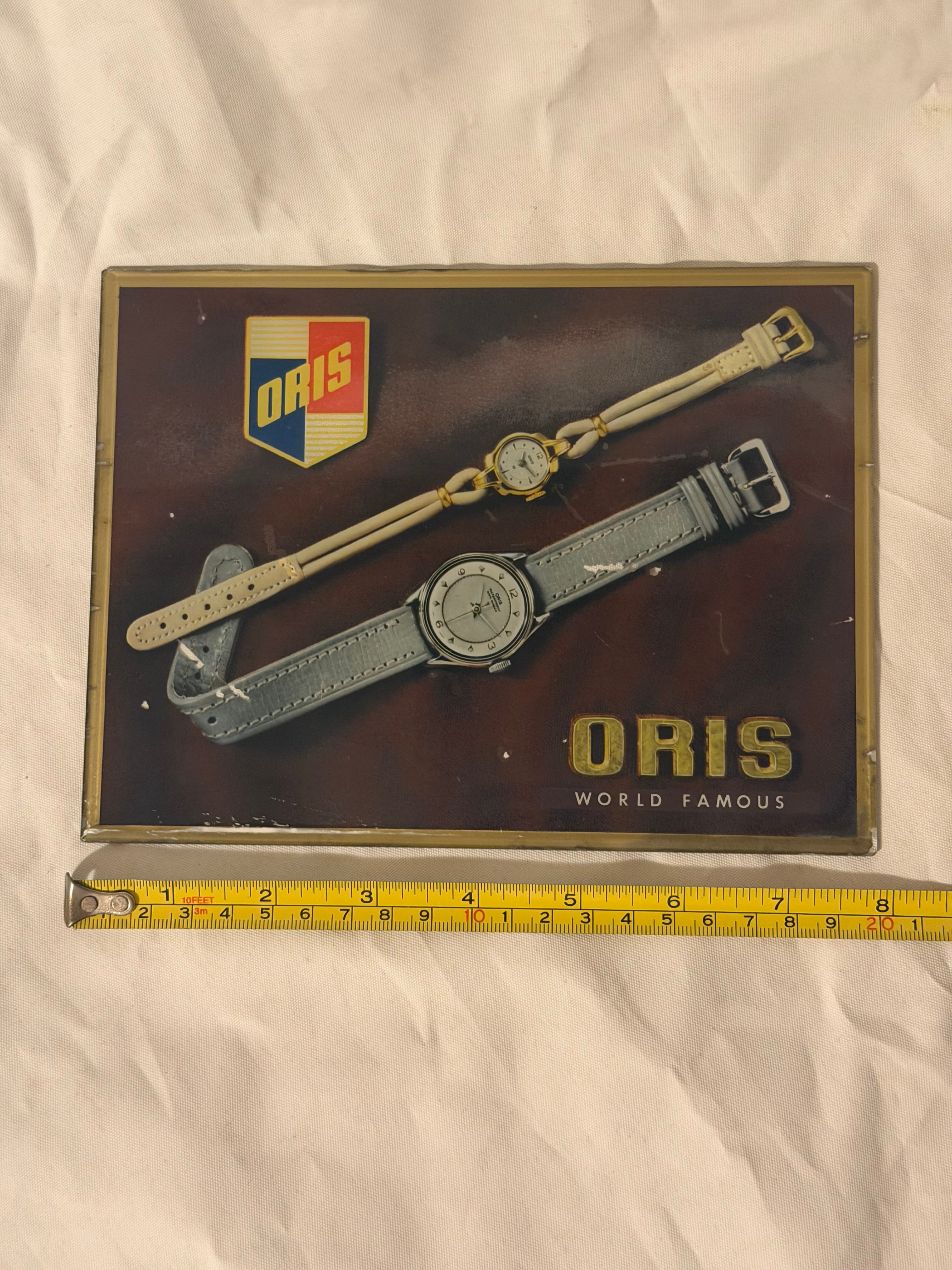 Reklameskilt i glass
