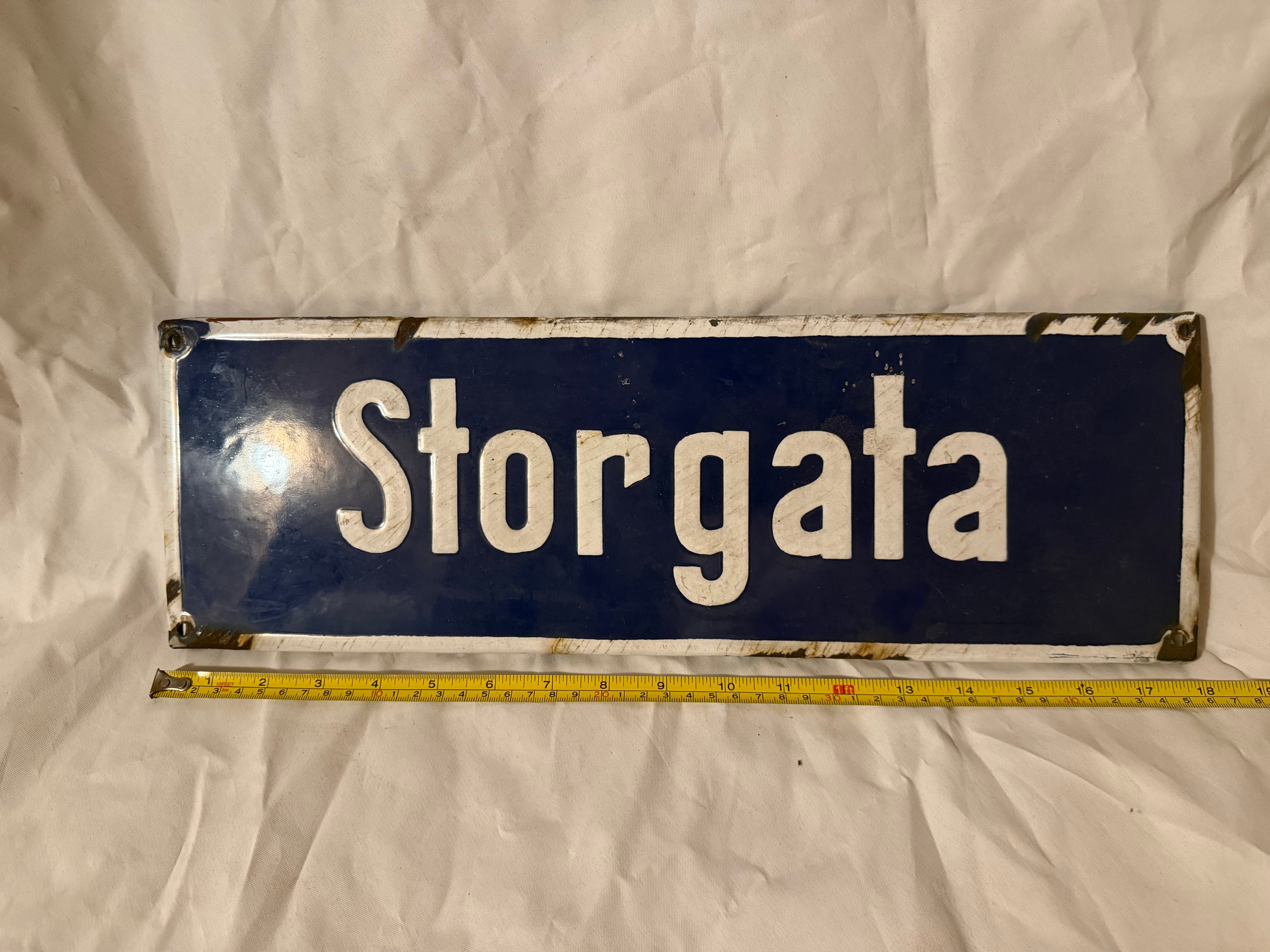 Storgata emaljeskilt