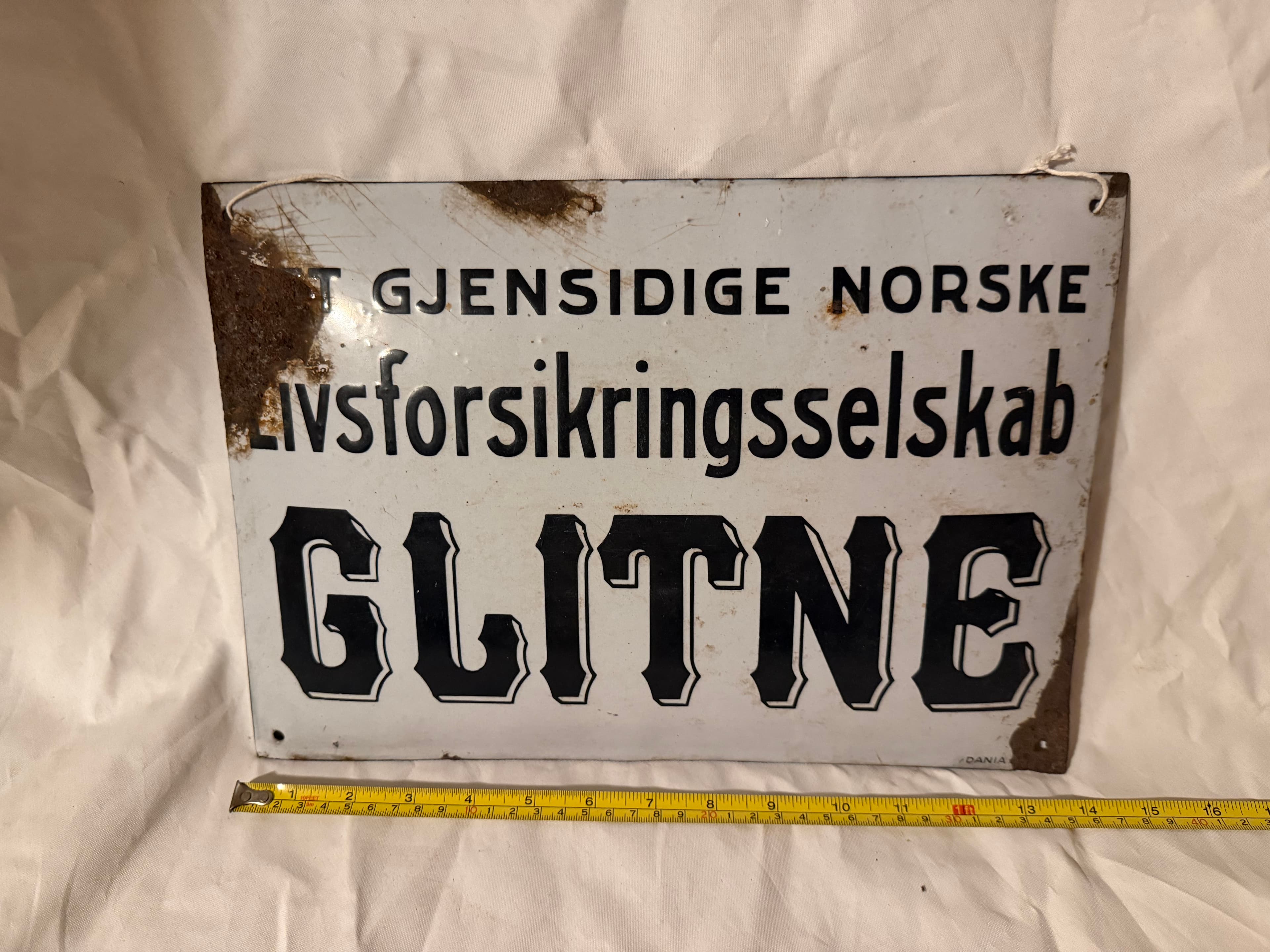 Glitne Emaljeskilt