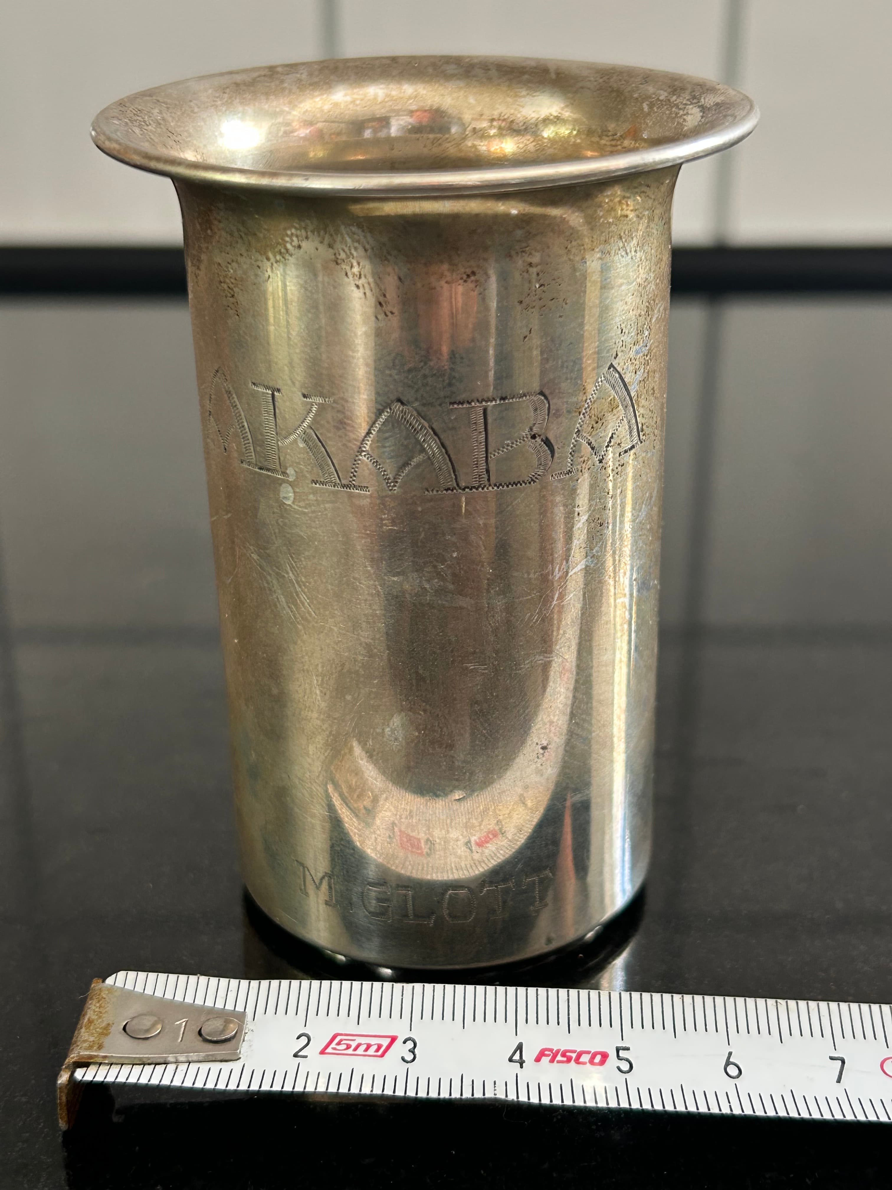 Reklame pokal i sølv